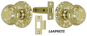 Solid Brass Tubular Passage Door Set (L5APSET2)