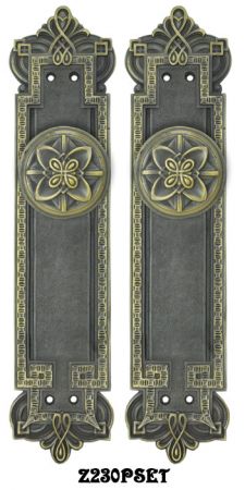 Gothic Byzantine Interior Passage Door Set (Z230PSET)