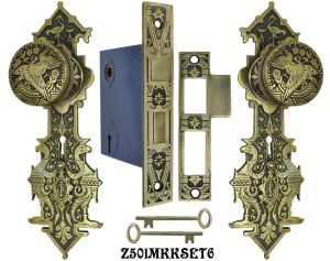 Lost Wax R&E Interior Locking Mortise Door Sets (Z501MKKSET)