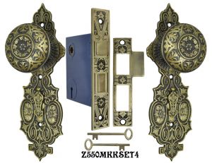 Lost Wax R&E Interior Locking Mortise Door Sets (Z550MKKSET)