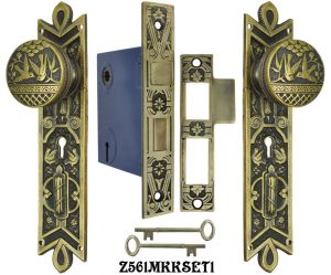 Lost Wax R&E Interior Locking Mortise Door Sets (Z561MKKSET)