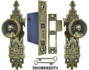 Oriental R&E Interior Locking Mortise Door Sets (Z810MKKSET)