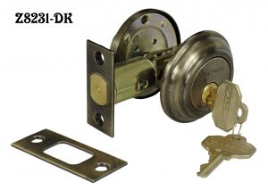 Baldwin Deadbolt Cylinder Lock 2 1/2" in Antique Brass Finish (Z8231-DK)