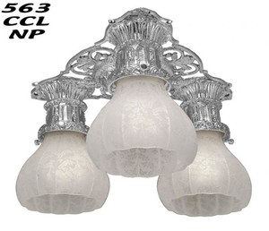 Fancy Victorian 3-Light Close Ceiling Flush Mount Lighting Fixture (563-CCL)