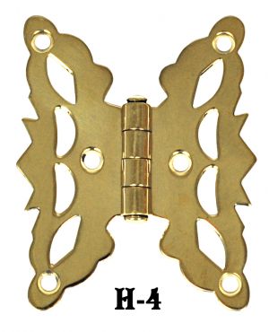 Pair of Flush Mount Butterfly Hinges (H-4)