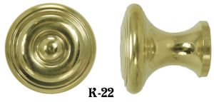 Contemporary 1" Diameter Knob (K-22)