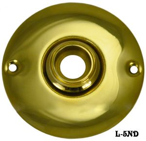 Vintage Style Plain Round Doorknob Rose (L-5ND)