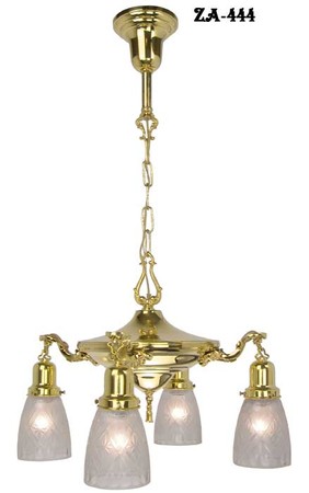 Victorian 4 Light Hanging Lamp (ZA-444)