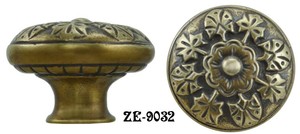 Victorian Floral Design Shutter Knob By R&E (ZE-9032)