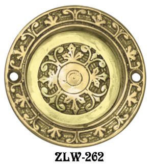Victorian Round Recessed Pocket Door Handle (ZLW-262)