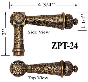 Windsor Pattern French Door Handle (ZPT-24)